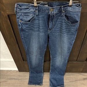 PAIGE Men's Dark Blue Relaxed Jeans